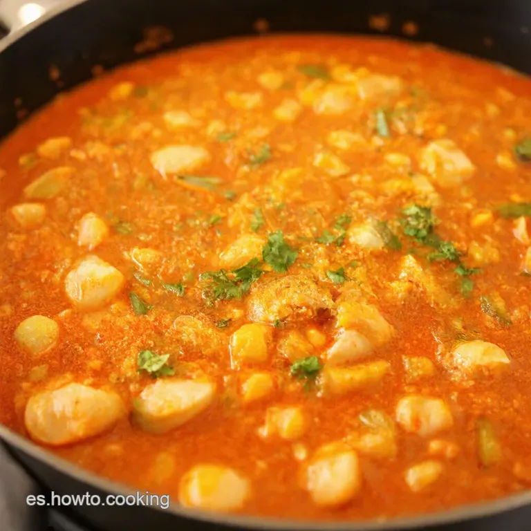 At&uacute;n Encebollado a Spanish Tuna and Onion Stew presentation