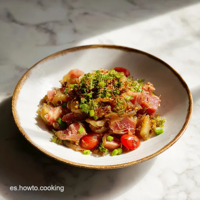At&uacute;n Encebollado Receta Barbate Tradicional