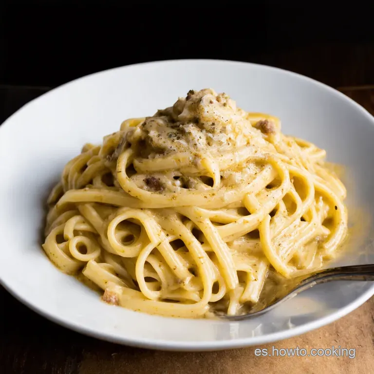 Aut&eacute;ntica Carbonara Romana Sin Crema Solo Sabor