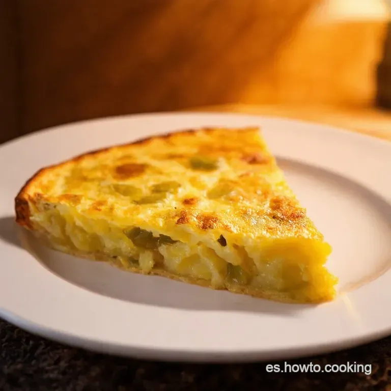 Aut&eacute;ntica Tortilla De Patatas Con Cebolla Al Estilo De La Abuela presentation