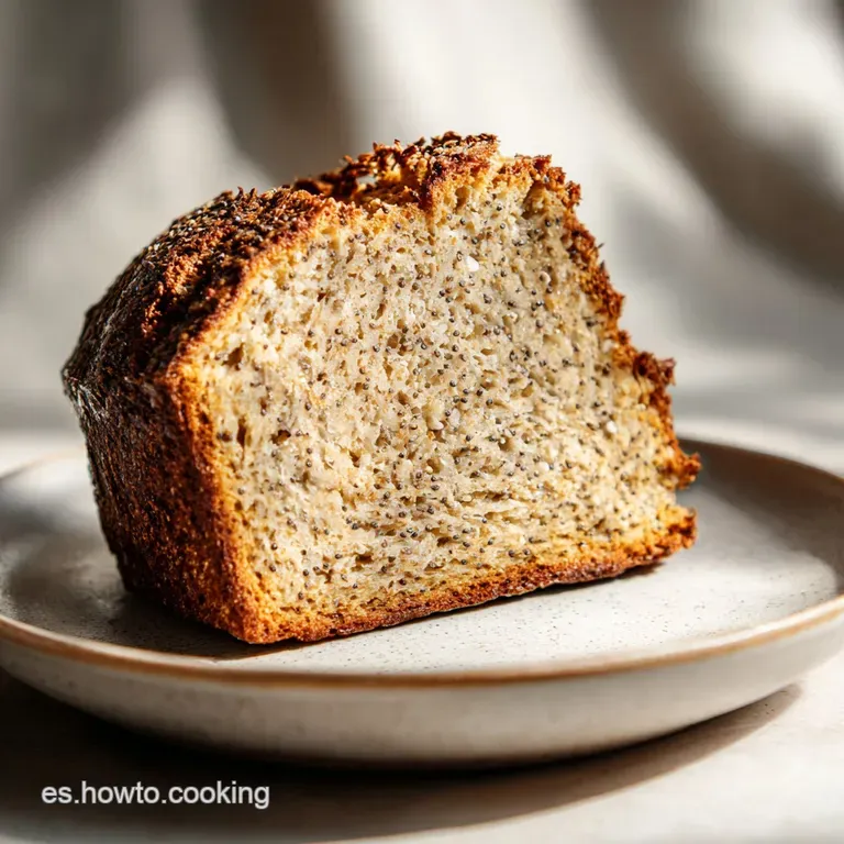 Slices of fluffy oat and chia bread elegantly arranged with a smear of butter. Warm, inviting color and texture invite a b...