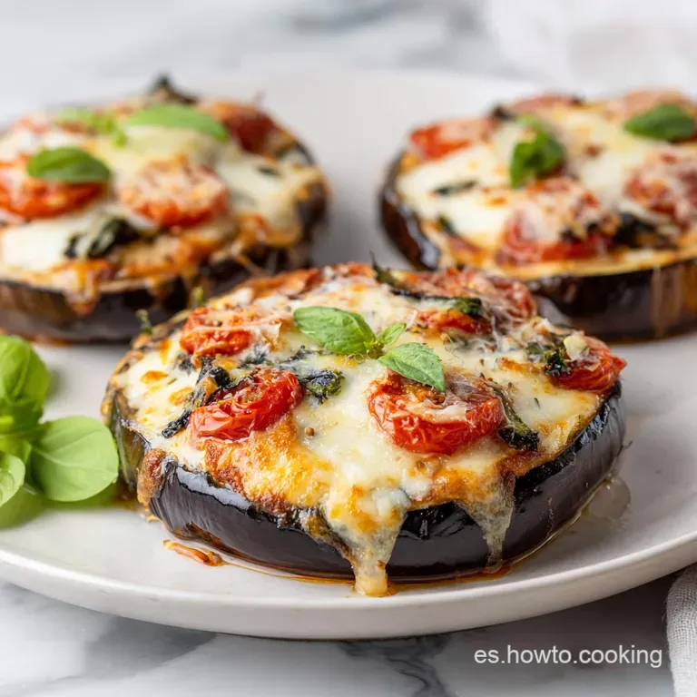 Berenjena al Horno con Tomate y Queso: Grat&iacute;n Crujiente