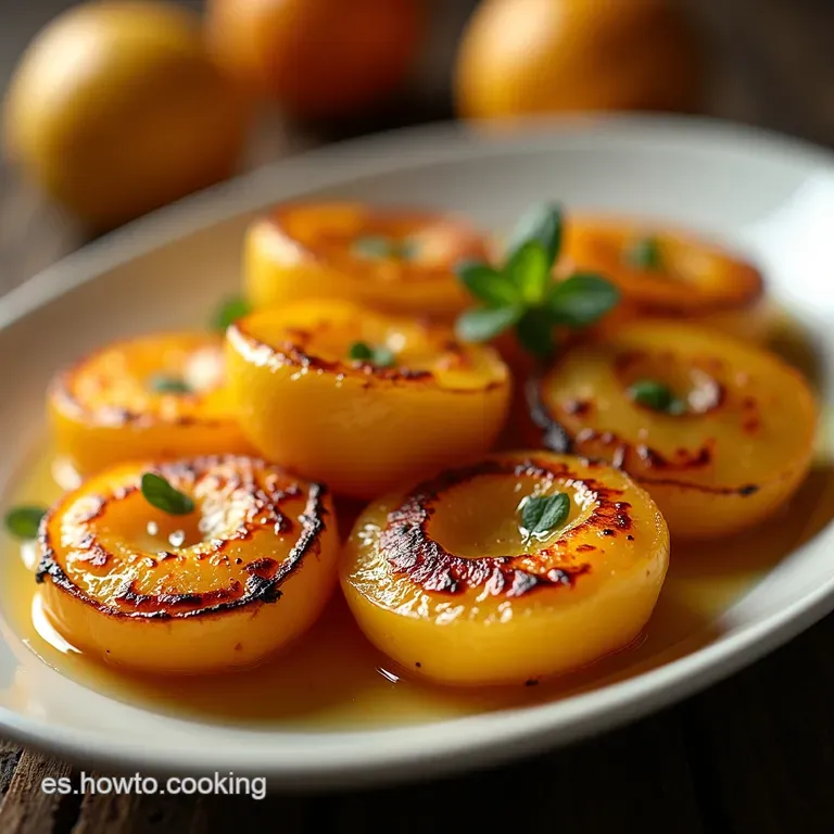 Berenjenas Asadas Con Miel Y Especias presentation