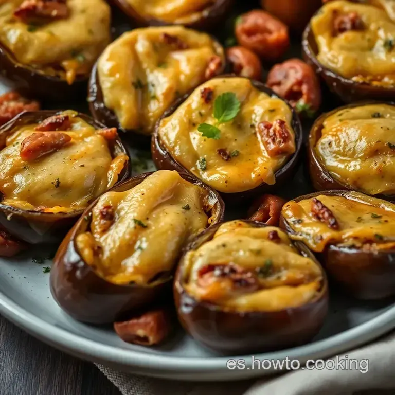 Berenjenas Rellenas a La Cordobesa presentation