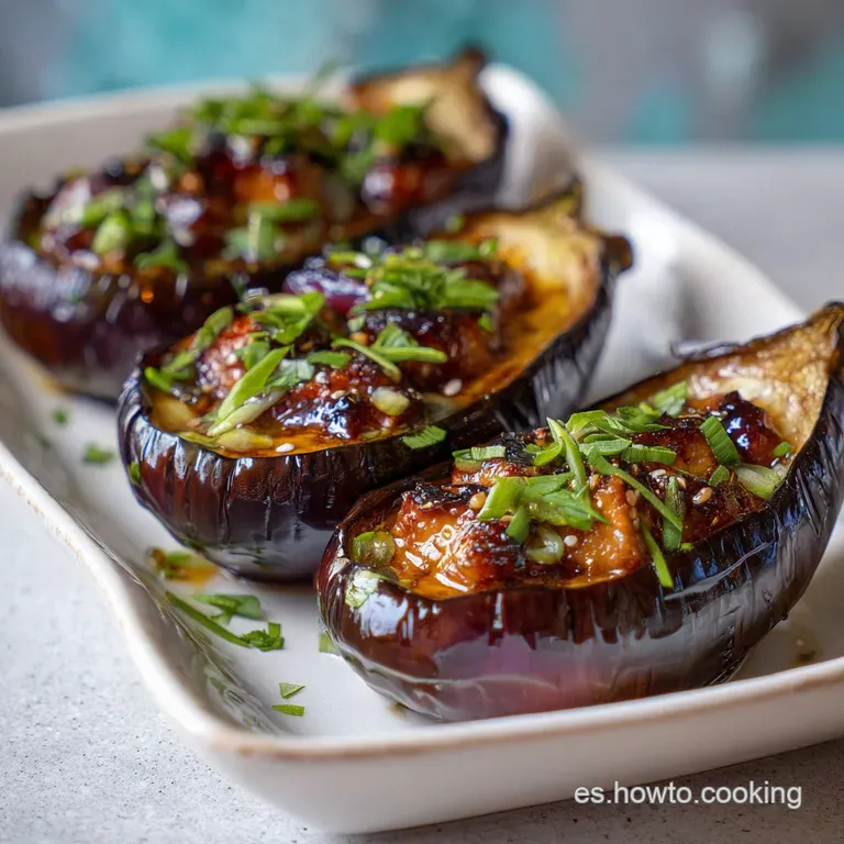 Berenjenas Rellenas de Carne: Textura Melosa y Crujiente