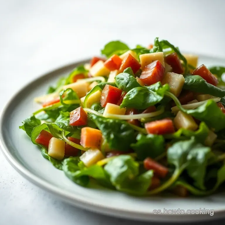 Betabelazo De Sabor Ensalada De Espinaca Betabel Y At&uacute;n presentation