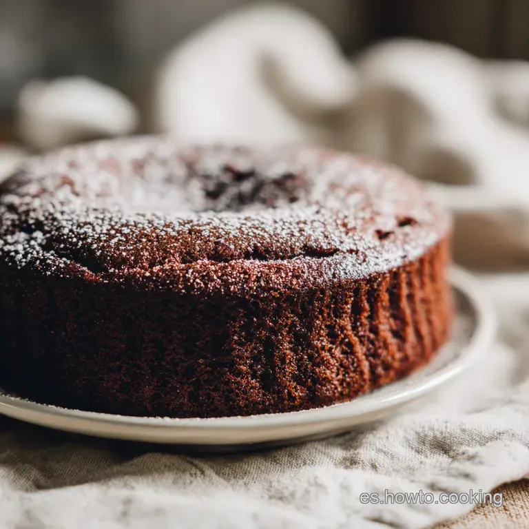 Receta de Bizcocho de Chocolate Casero H&uacute;medo