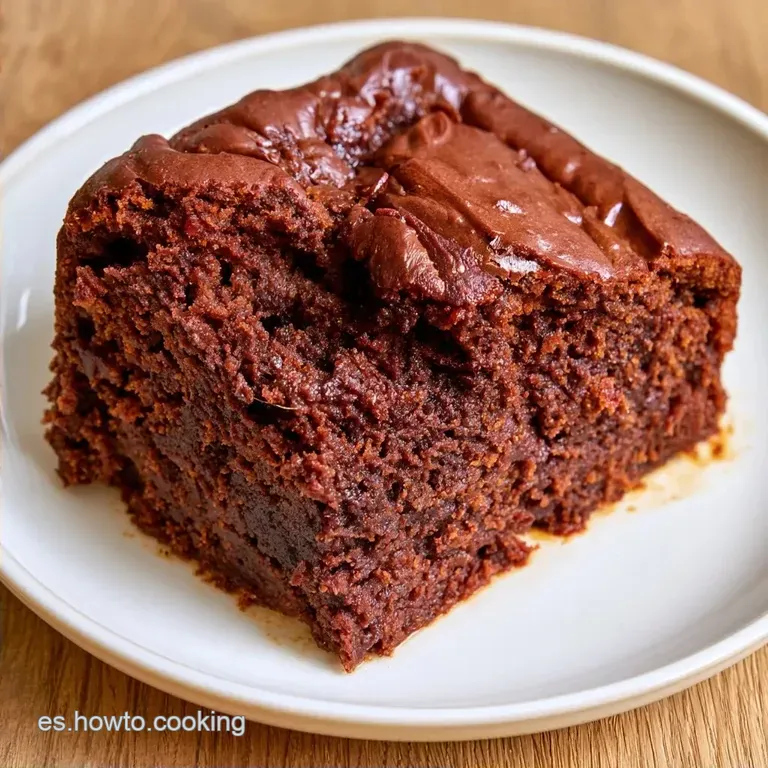 Jugoso Bizcocho Calabaza Chocolate