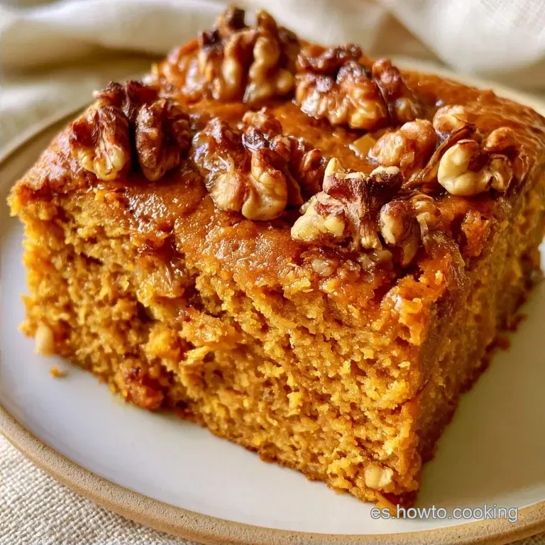 Bizcocho de Calabaza y Nueces con Canela