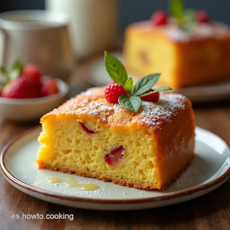 Bizcocho M&aacute;gico Esponjoso en Freidora de Aire La Merienda Lista en un Pisp&aacute;s