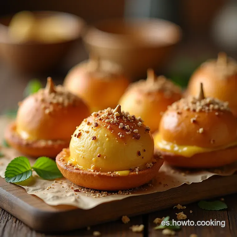 Bolas De Fiesta Cremosas Bocaditos De Queso Ar&aacute;ndanos Y Nuez Tostada presentation