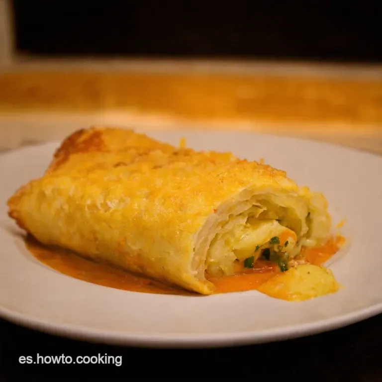 Brazo Gitano Salado De Patata Con At&uacute;n Huevo Y Alegr&iacute;a presentation