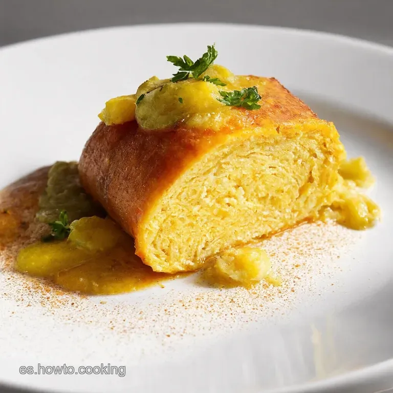 Brazo Gitano Salado de Patata con At&uacute;n Huevo y Alegr&iacute;a