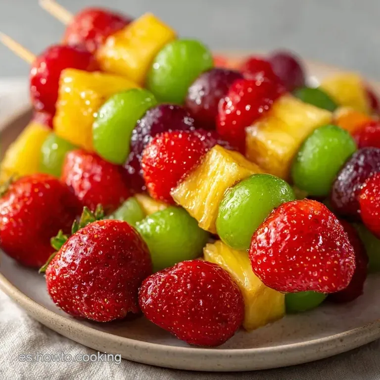 Brochetas De Frutas: Divertidas Y Nutritivas