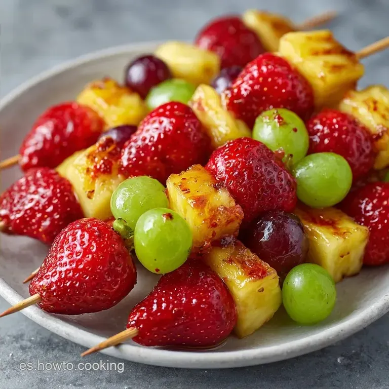 Brochetas De Frutas: Frescas Y Vibrantes