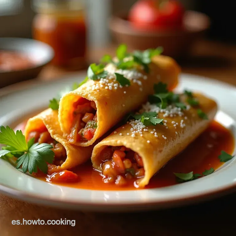 Burritos Madrugadores Con Dip De Chiles Pa Despertar presentation