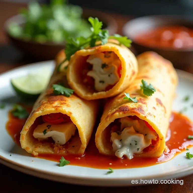 Burritos Madrugadores con Dip de Chiles Pa Despertar