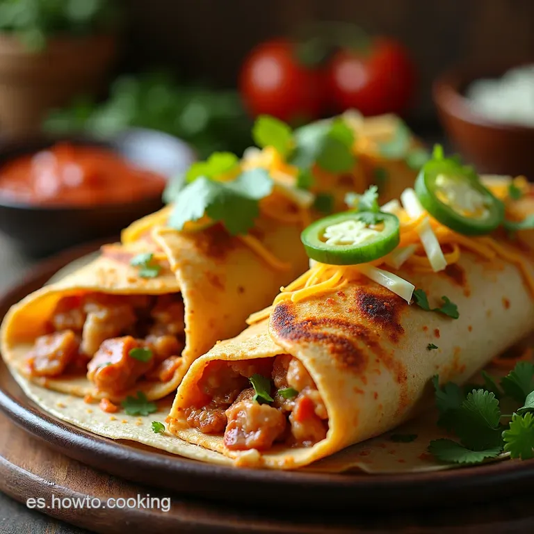Burritos TexMex Caseros Sabor a Fiesta en Cada Bocado