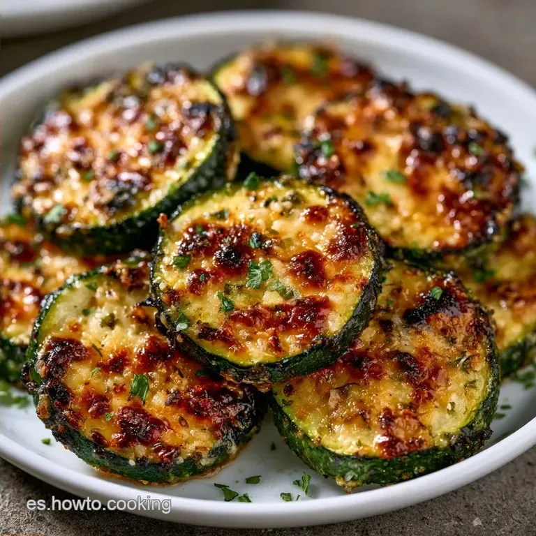 Calabac&iacute;n Asado en Airfryer con Queso Parmesano