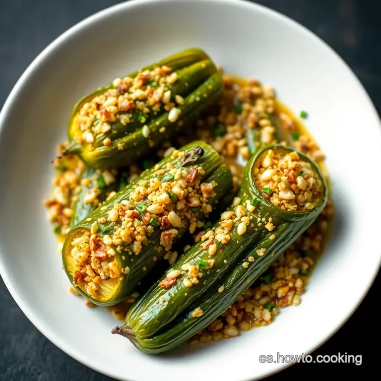 Calabac&iacute;n Rellenos con Quinoa y Queso Manchego
