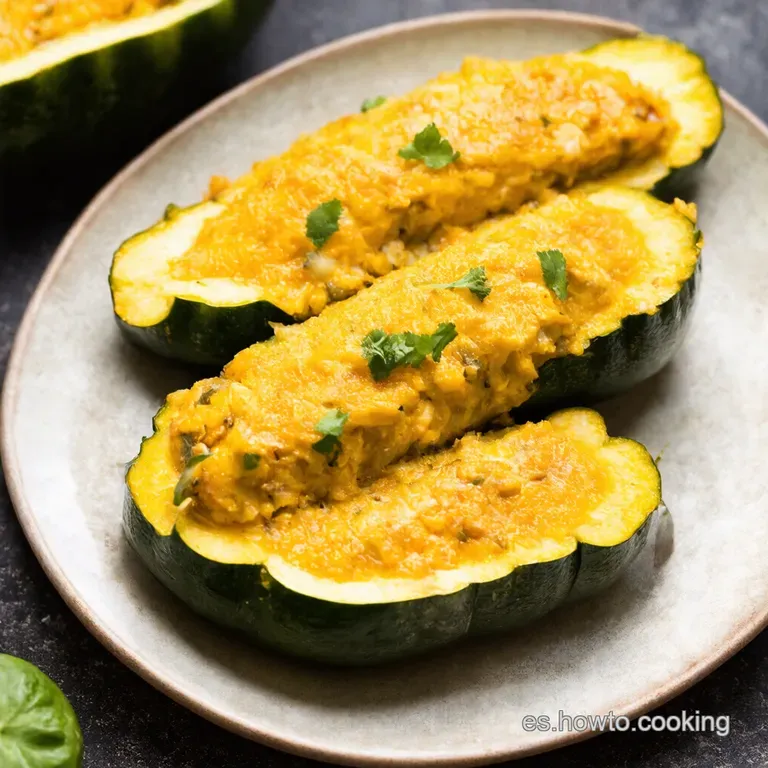 Calabacitas Rellenas de At&uacute;n a la Mexicana