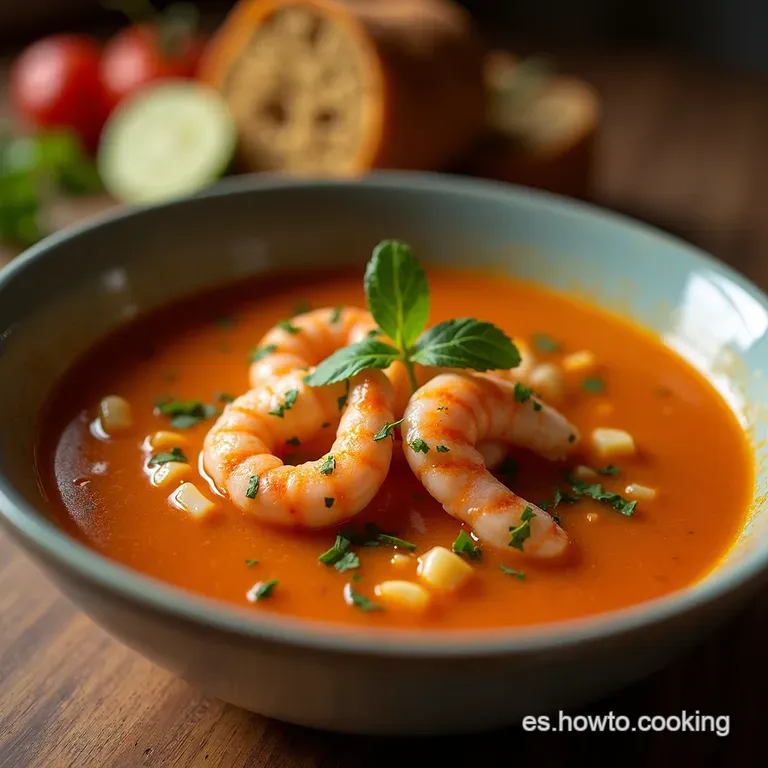 Caldo De Camar&oacute;n Estilo Sinaloa presentation