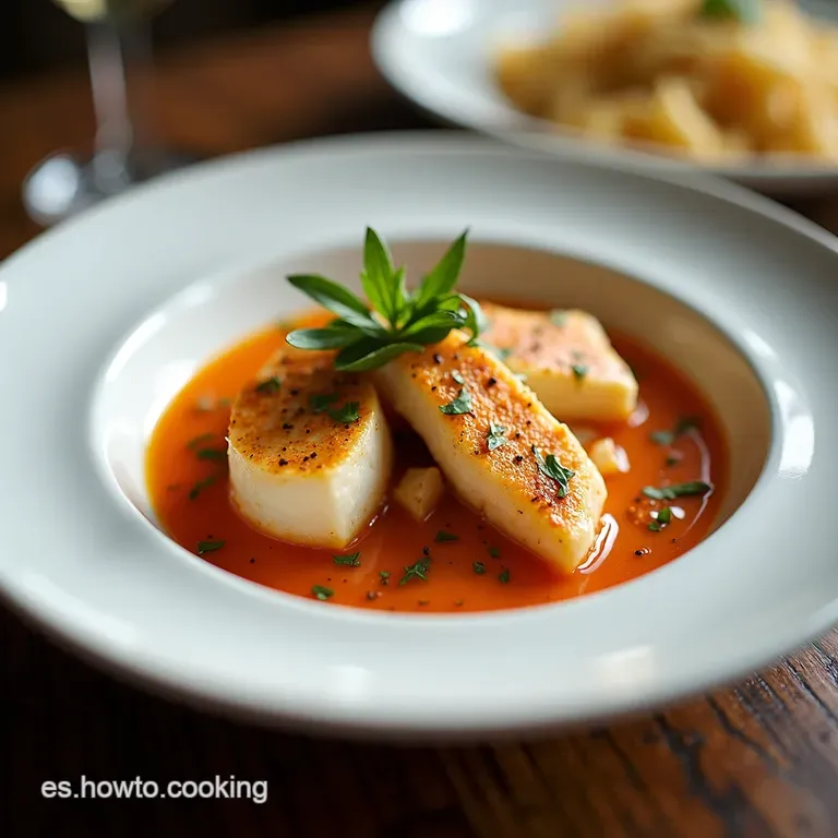 Caldo de Pescado Revitalizante con Toque de Azafr&aacute;n