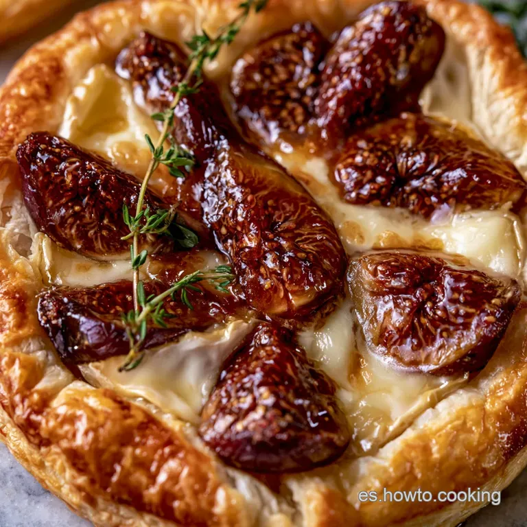 Camembert En Hojaldre: Con Higos Frescos