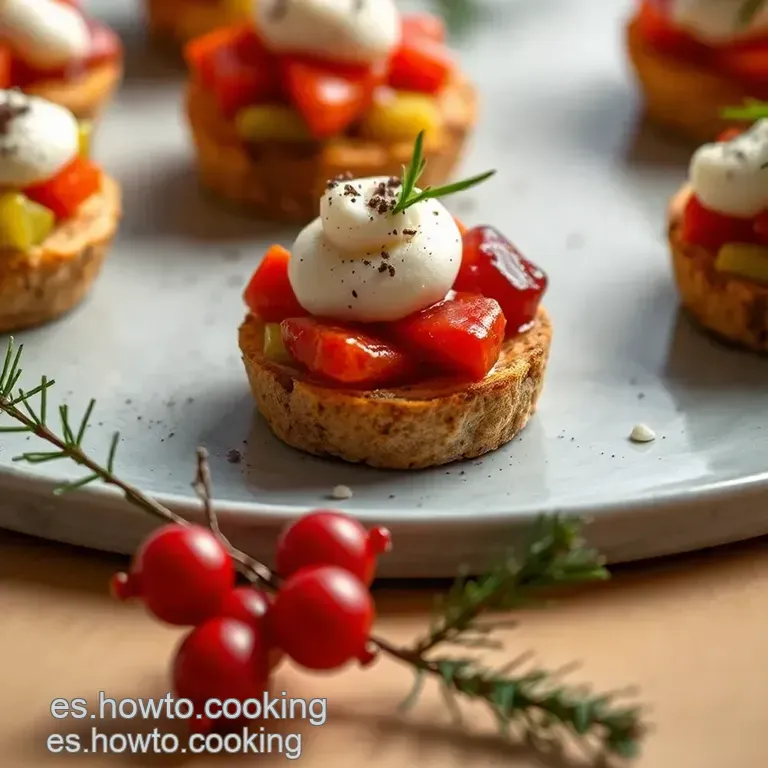 Canap&eacute;s Navide&ntilde;os Tricolor: &iexcl;Un Bocado De Fiesta! presentation
