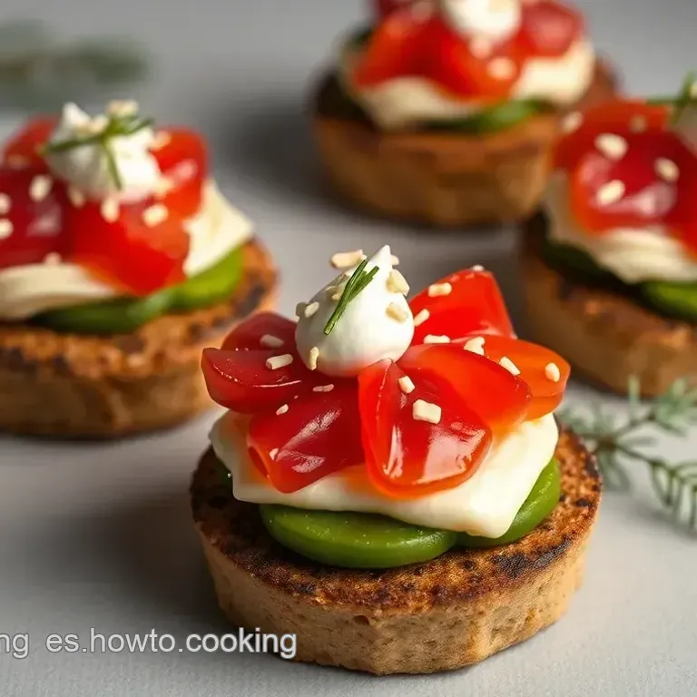 Canap&eacute;s Navide&ntilde;os Tricolor: &iexcl;Un Bocado de Fiesta!