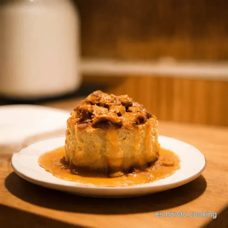 Capirotada De Dulce De Leche presentation