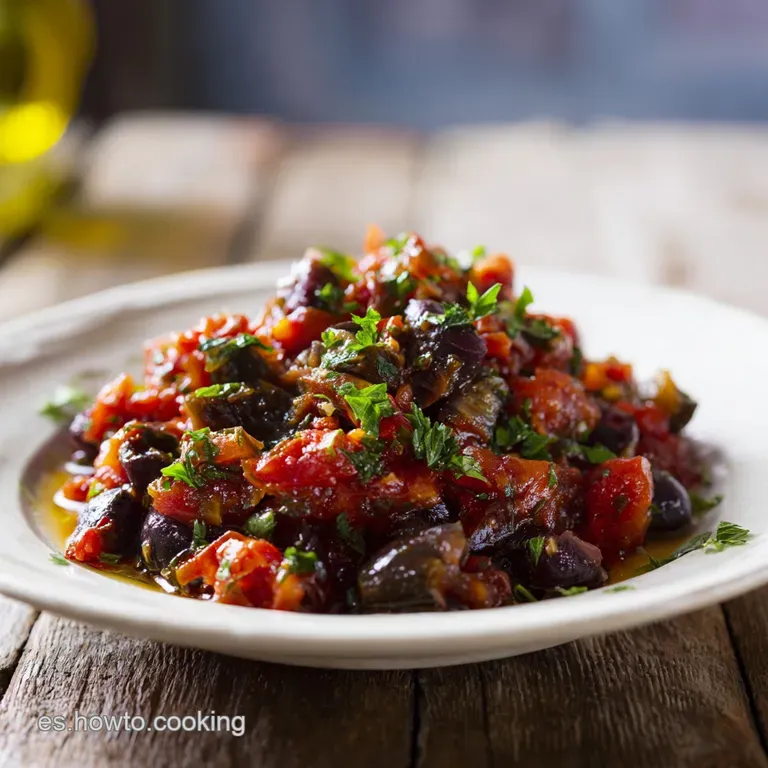 Caponata Siciliana Receta Tradicional