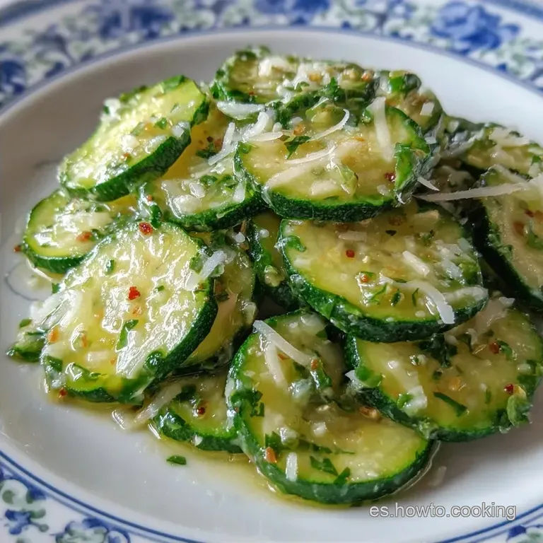 Carpaccio De Calabac&iacute;n: Fresco y Saludable
