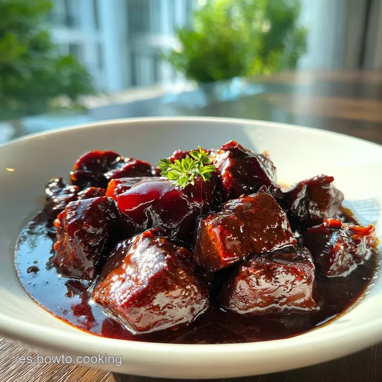 Receta de Carrilleras de Cerdo al Vino Tinto