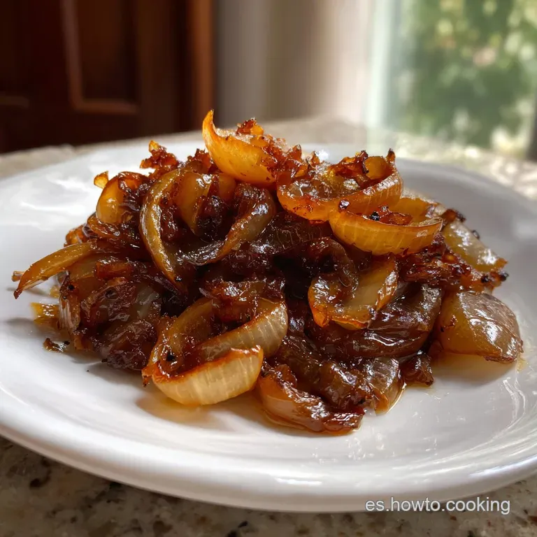 Cebolla Caramelizada Receta con Textura Sedosa