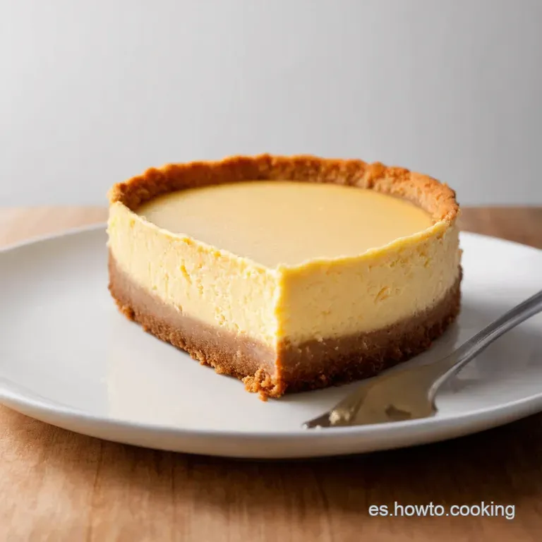 Cheesecake Cl&aacute;sico Cremoso Un Abrazo Dulce para el Paladar