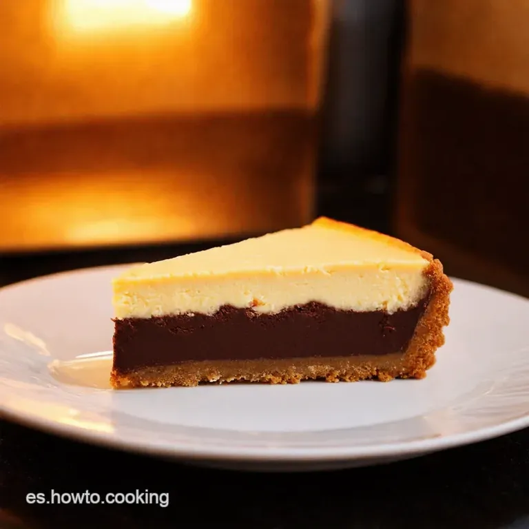 Cheesecake Con Chocolate Abuelita presentation