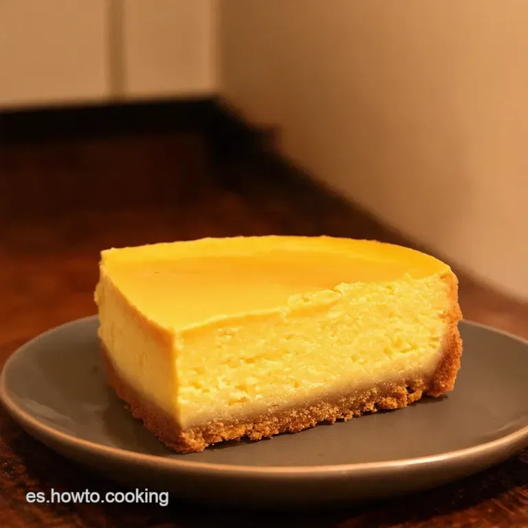 Cheesecake Delicioso De Pl&aacute;tano Y Dulce De Leche presentation