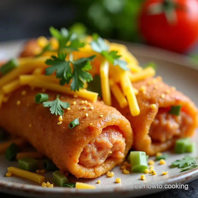 Chimichangas de At&uacute;n al Pastor