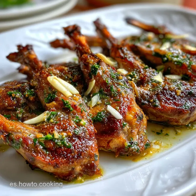 Conejo al Ajillo Receta: Crujiente y Tierno