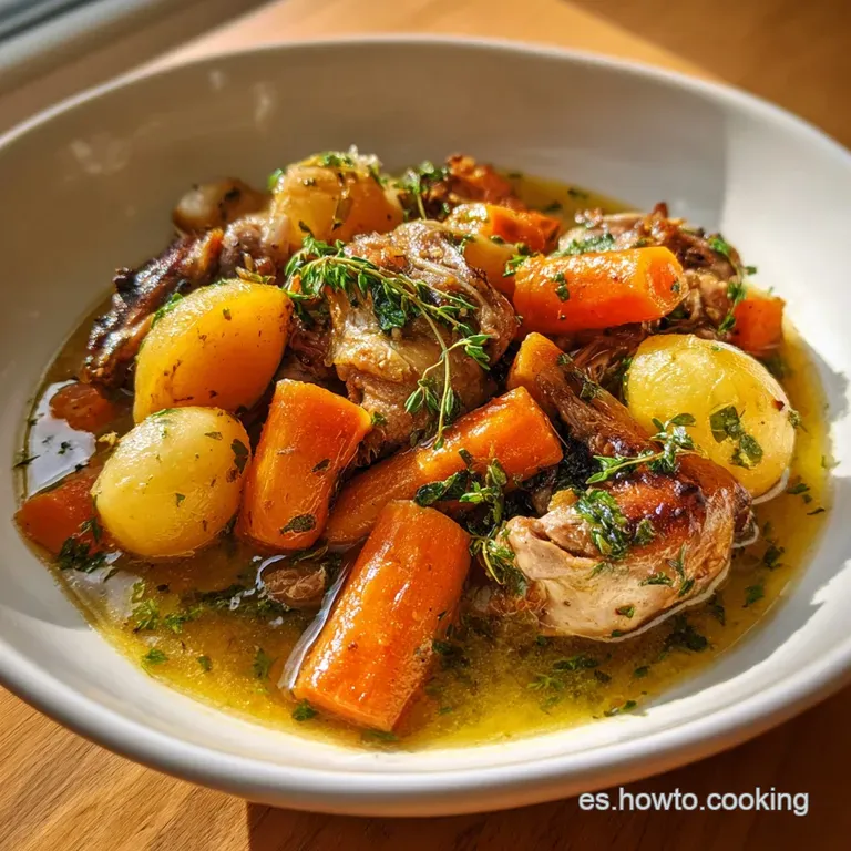 Conejo Guisado Receta de la Abuela Tradicional