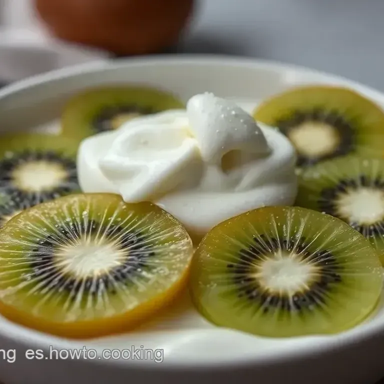 Copa de Kiwi Refrescante: Un Postre F&aacute;cil y Delicioso