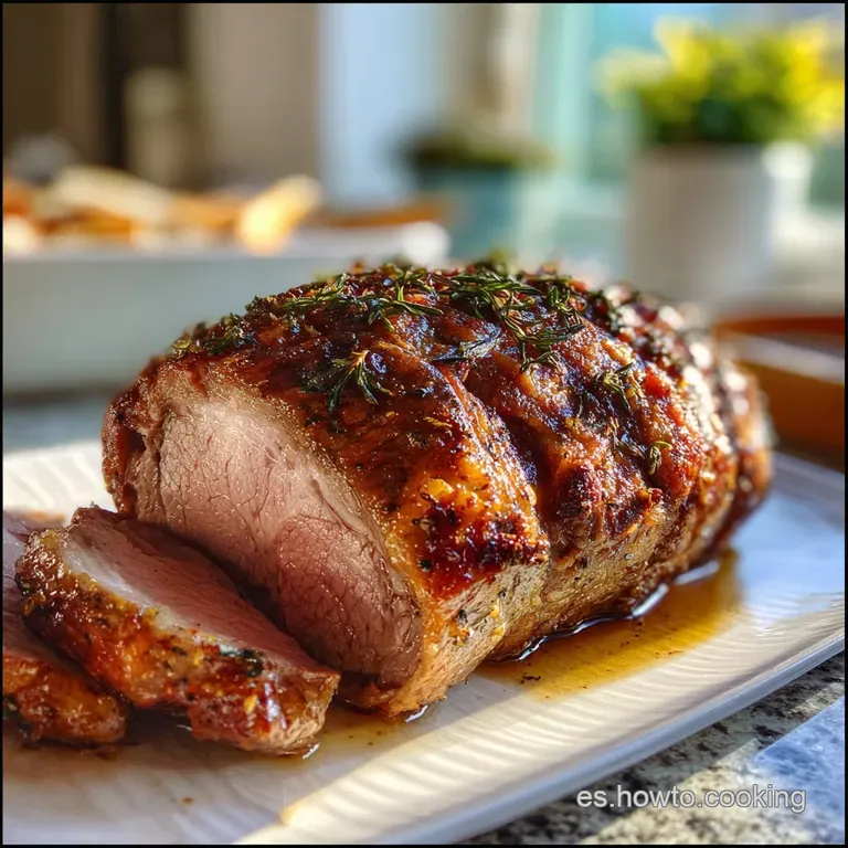 Cordero Asado al Horno Jugoso
