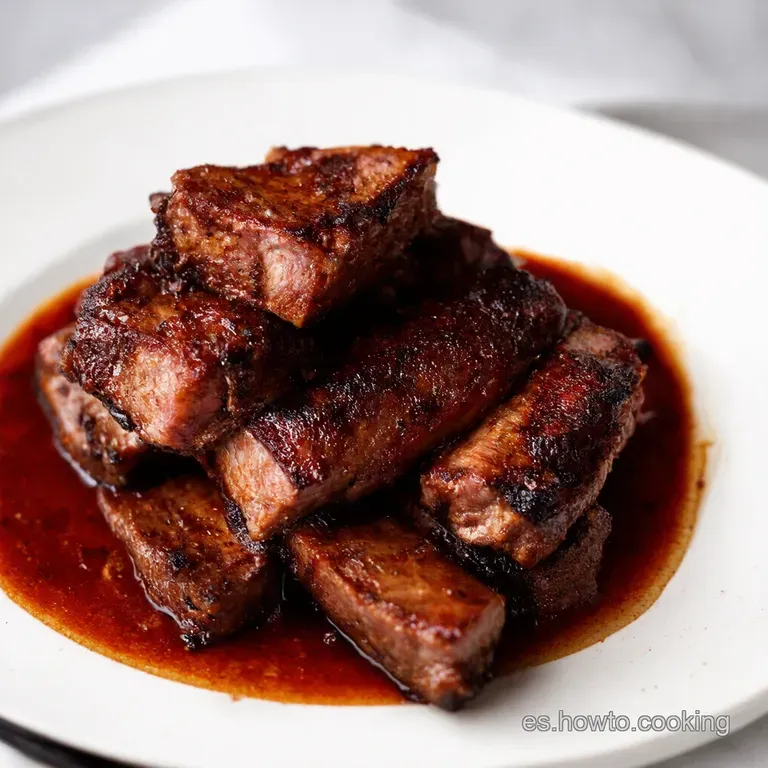Costillas de Ternera Estofadas al Vino Tinto