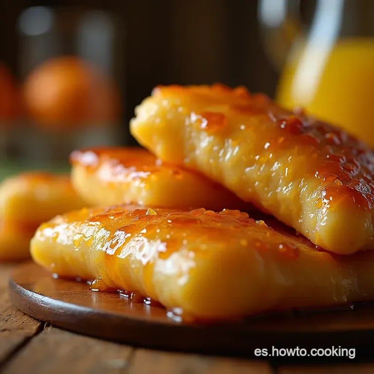 Costillas De Cerdo Al Estilo Caramelo De La Abuela Lentas Jugosas Y Con Un Glaseado De Naranja Y Miel presentation