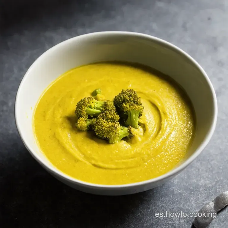 Crema de Br&oacute;coli al Curry Sabor que Enamora