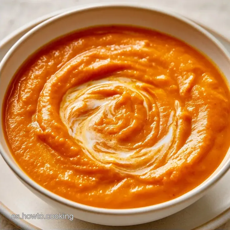 Crema De Calabaza Y Leche De Coco