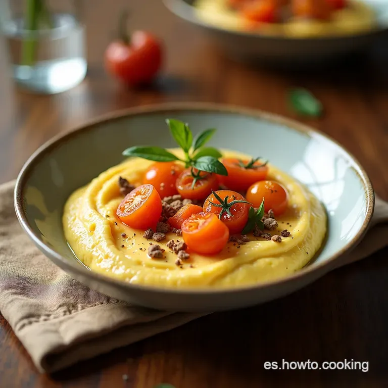 Crema de Reques&oacute;n con Pimientos Asados