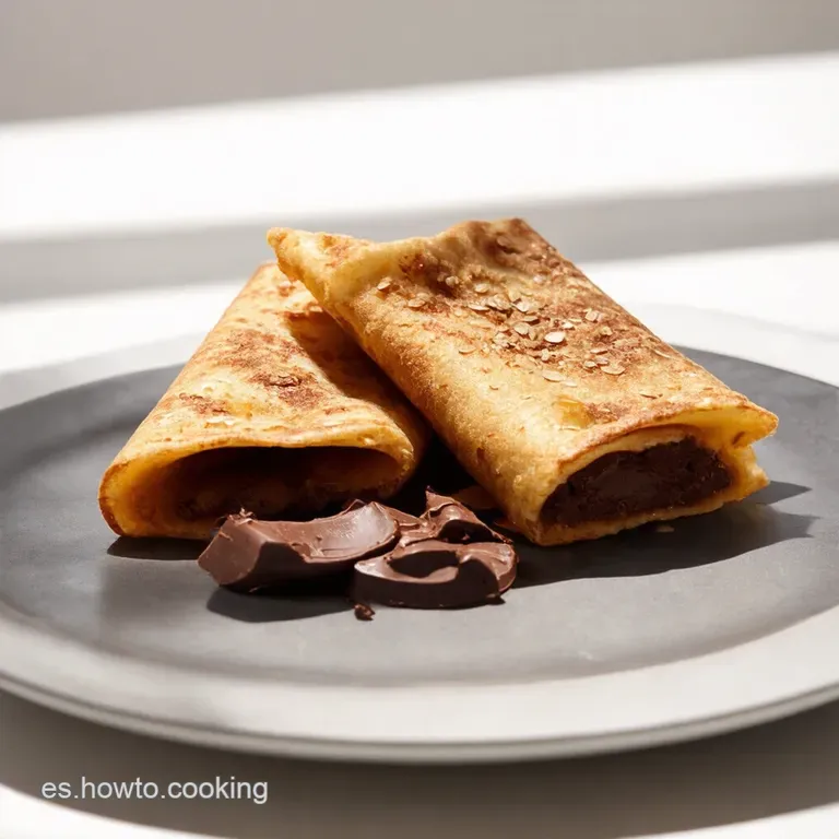 Crepas de Avena y Chocolate Un Desayuno de Campeones