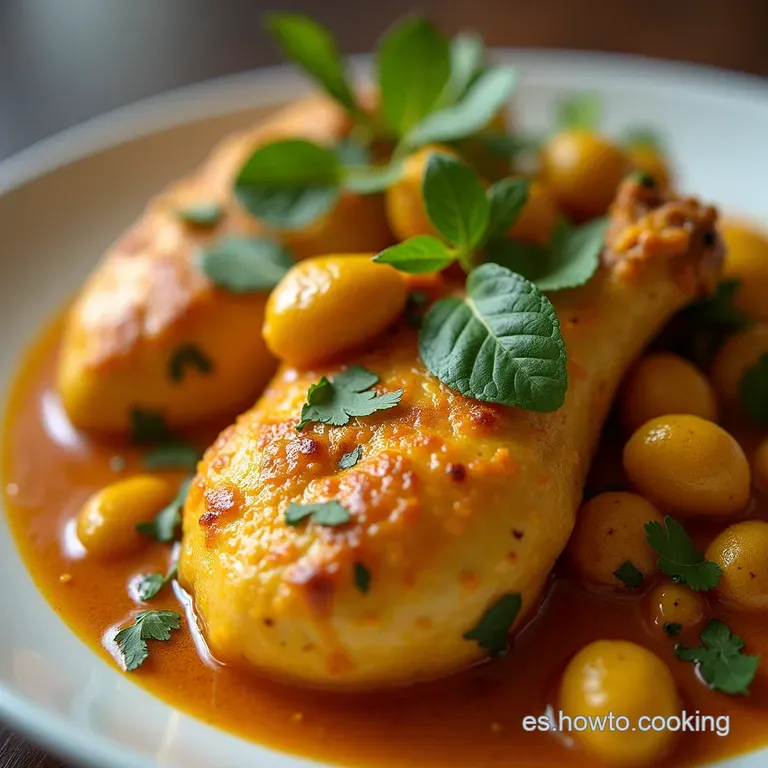 Curry Cremoso de Pollo a la Espa&ntilde;ola El Sabor de la India con el Alma de Casa